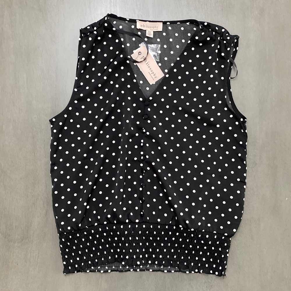 Adorable polka dot tank